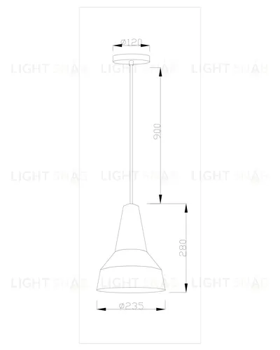 Подвесной светильник Moderli V1561-1P Milagros 1*E27*60W УТ000017093