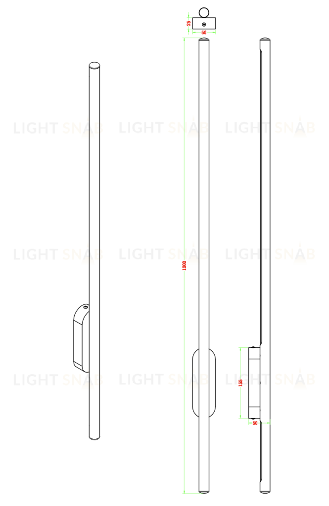 Бра ZORTES GLAZE ZRS.1178.17 Мощность-17Вт Тип лампы: Встроенный  Встроенный LED ZRS.1178.17