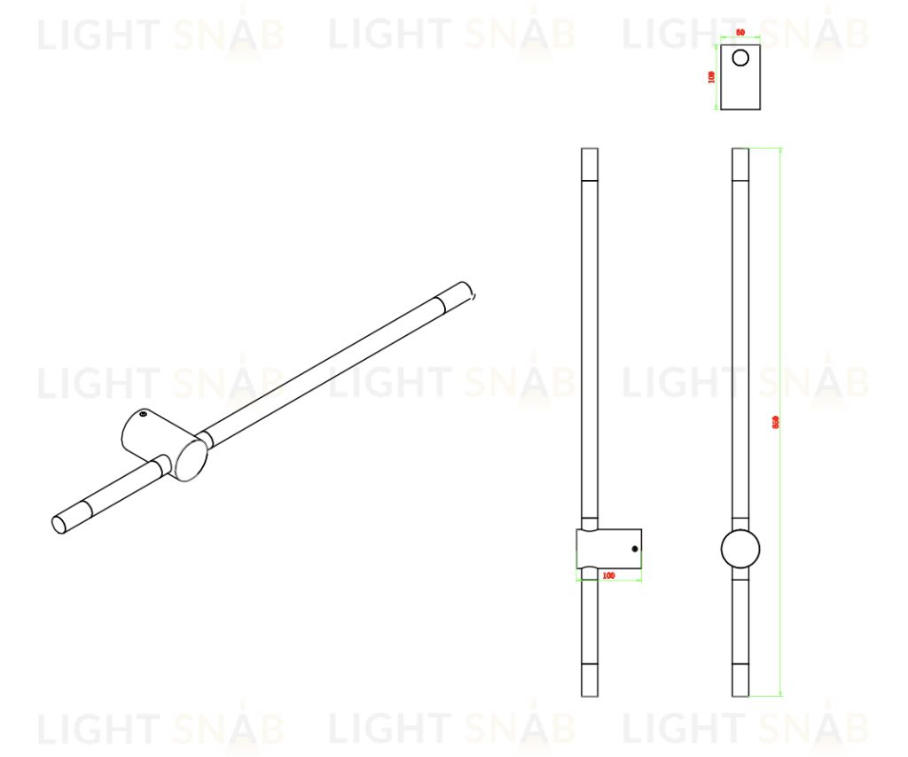 Бра ZORTES CRYSPY ZRS.1201.12 Мощность-12Вт Тип лампы: Встроенный  Встроенный LED ZRS.1201.12