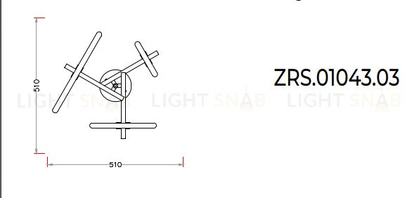 Подвесной Светильник ZORTES JESSY ZRS.01043.03 Мощность-45Вт Тип лампы: Встроенный  Встроенный LED ZRS.01043.03