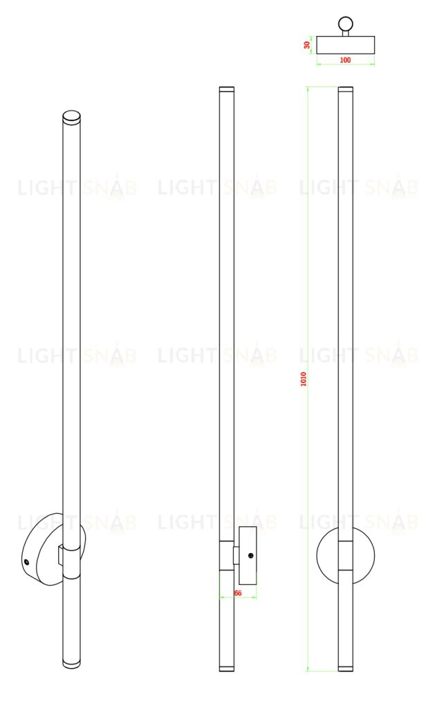 Бра ZORTES DORA ZRS.30514.24 Мощность-24Вт Тип лампы: Встроенный LED ZRS.30514.24