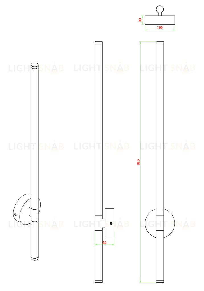 Бра ZORTES DORA ZRS.30514.20 Мощность-20Вт Тип лампы: Встроенный LED ZRS.30514.20