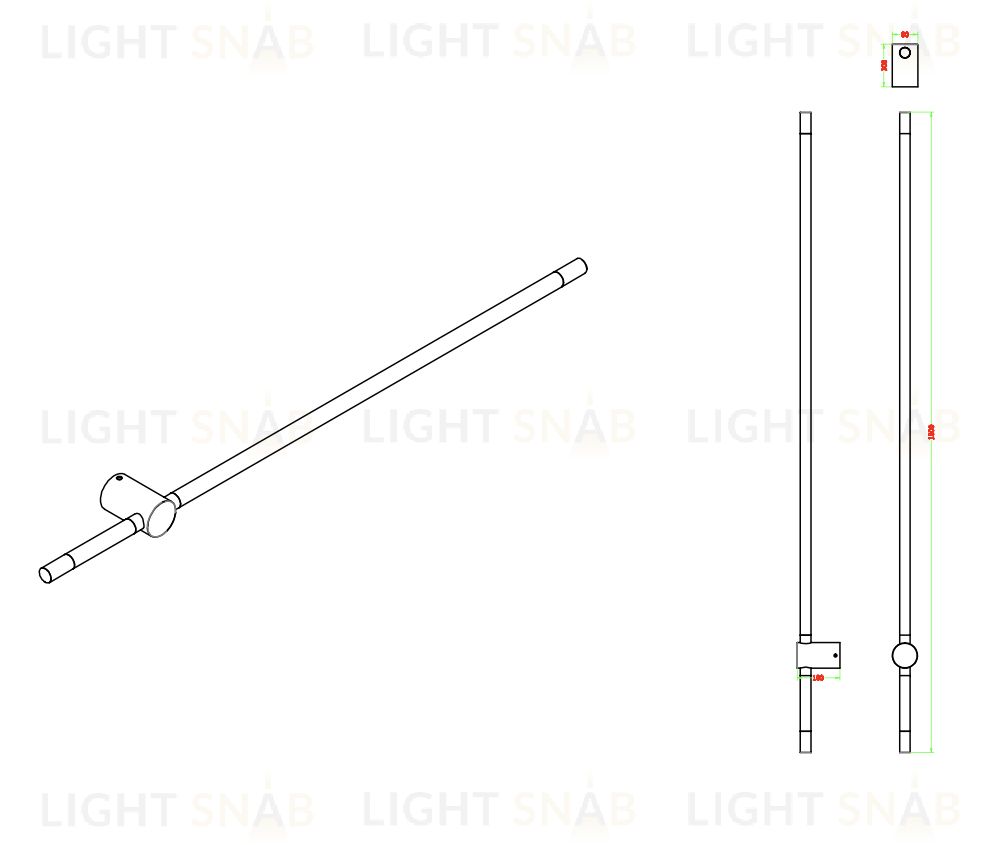 Бра ZORTES CRYSPY ZRS.1201.18 Мощность-18Вт Тип лампы: Встроенный  Встроенный LED ZRS.1201.18