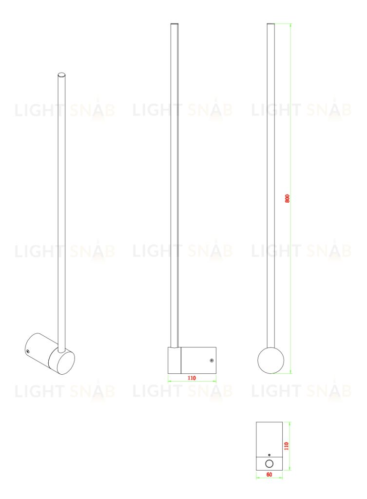 Бра ZORTES ANTO ZRS.90612.12 Мощность-12Вт Тип лампы: Встроенный  Встроенный LED ZRS.90612.12