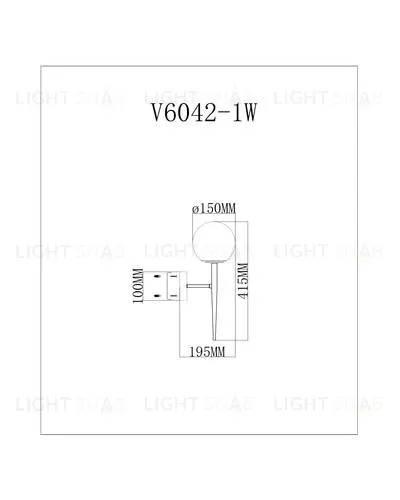 Бра Moderli V6042-1W Scrumbel УТ000026092