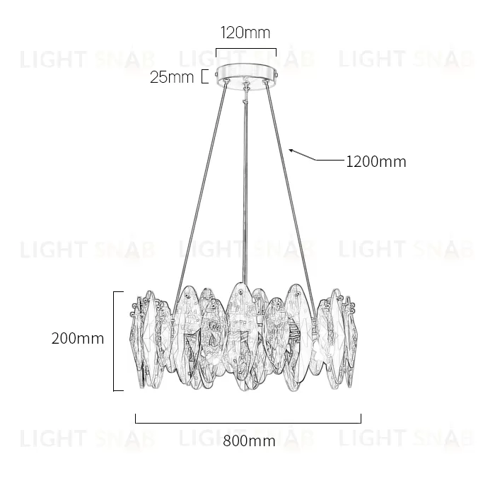 Люстра MT8980-10H brass MT8980-10H brass