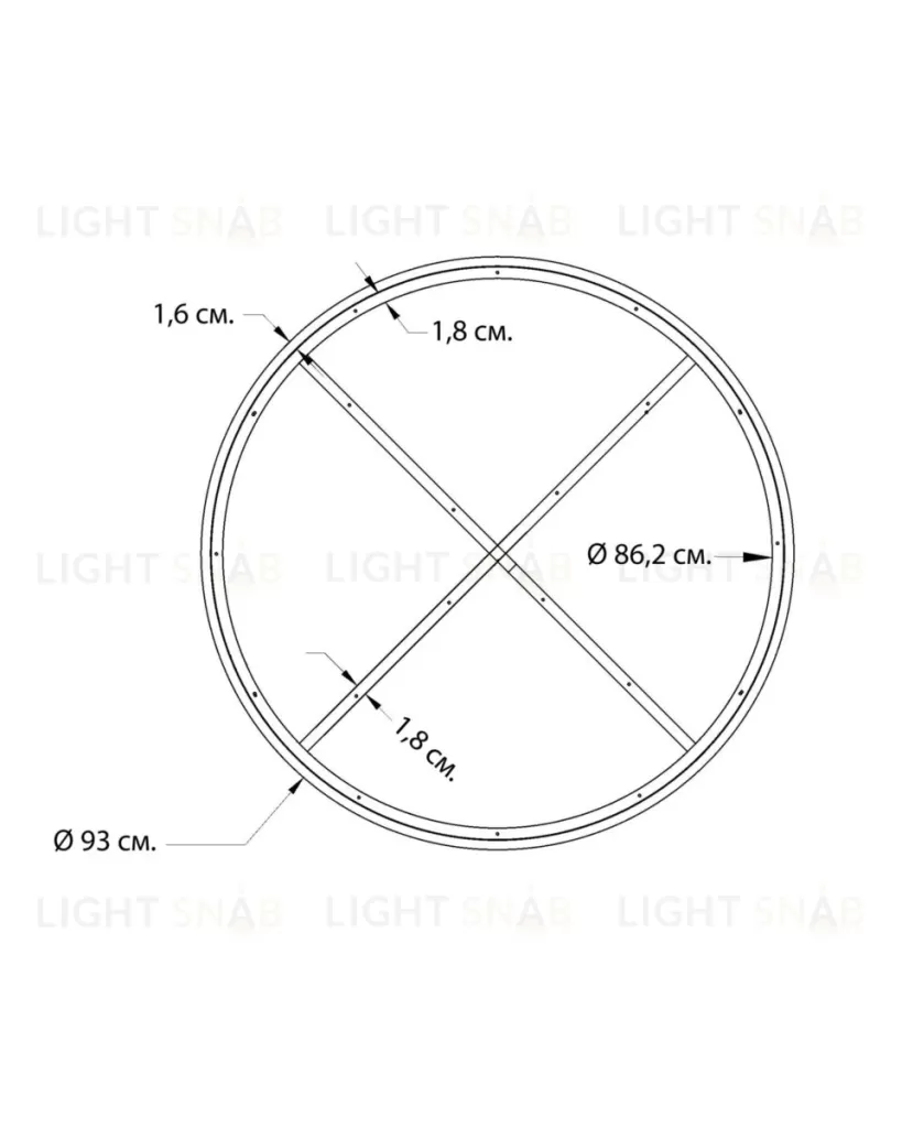 Круглый кофейный стол “Бойд” LHFCT180124DPO