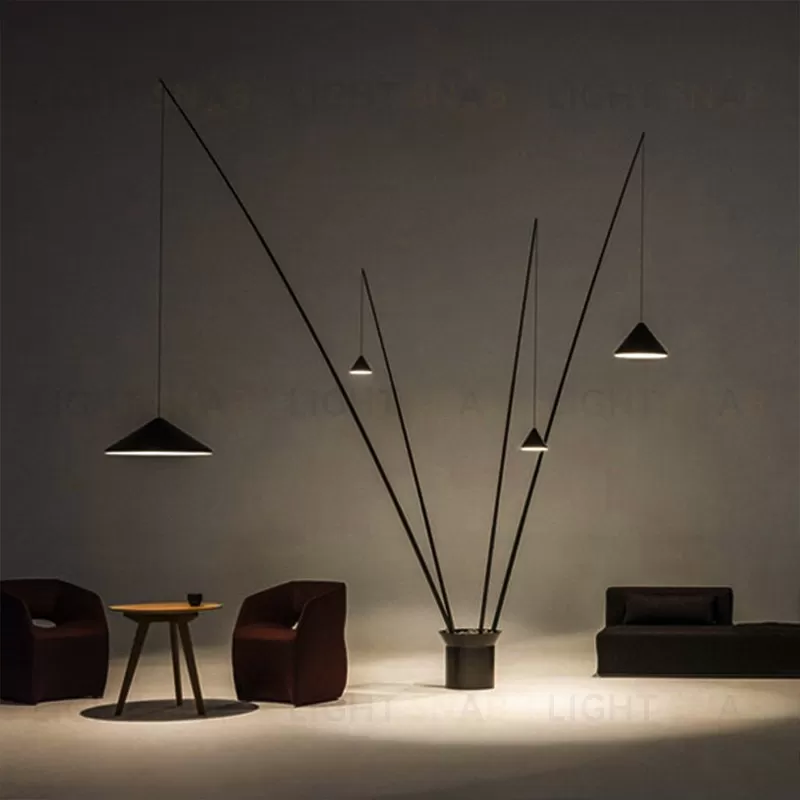 Напольный дизайнерский светильник  North by Vibia (3 плафона) LSR3773