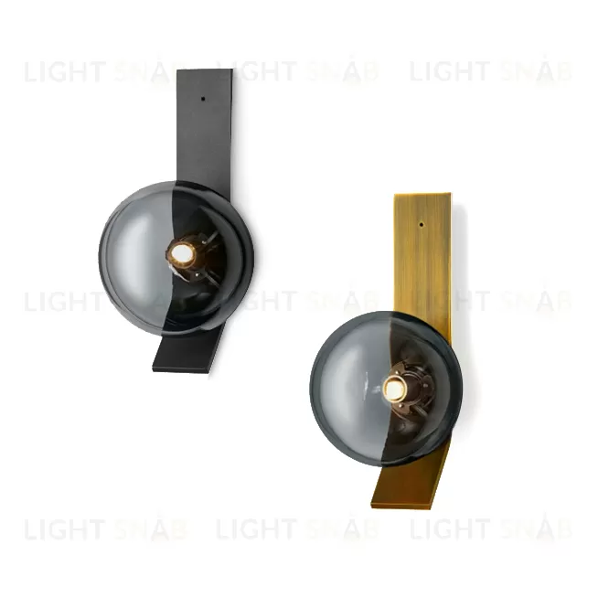 Настенный дизайнерский светильник Fizi Single by Articolo Lighting (1 плафон) LSR3850