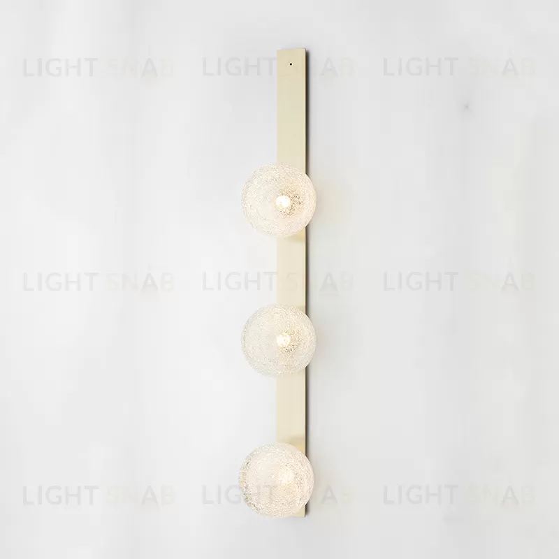 Настенный дизайнерский светильник Fizi Single by Articolo Lighting (3 плафона) LSR3849