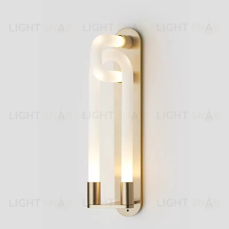 Настенный дизайнерский светильник  Loopi by Articolo Lighting (золотой) LSR4280