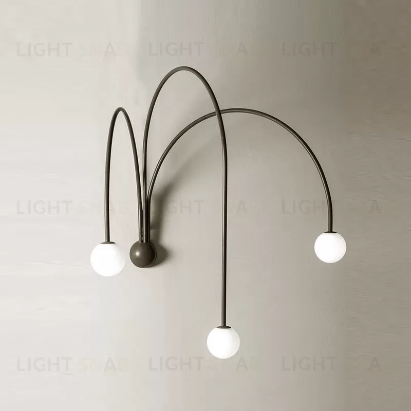 Настенный дизайнерский светильник Spring by Michael Anastassiades (черный) LSR4502