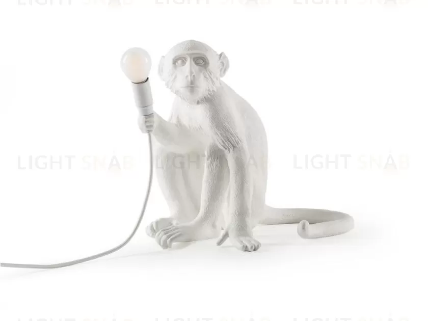 Настольный дизайнерский светильник  MONKEY by Seletti (белый) LSR5076