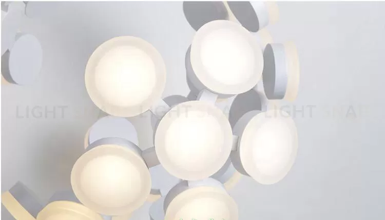 Подвесной Led дизайнерский светильник  Scopas by Artemide (серебряный) LSR5329