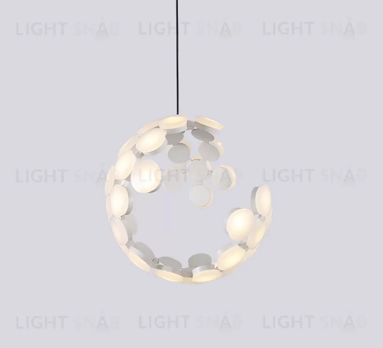 Подвесной Led дизайнерский светильник  Scopas by Artemide (серебряный) LSR5329