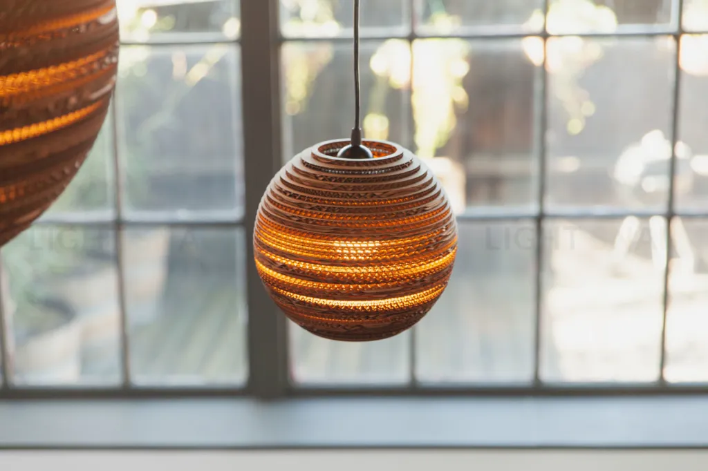 Подвесной дизайнерский светильник Bell Scraplight by Graypants D25 LSR5497
