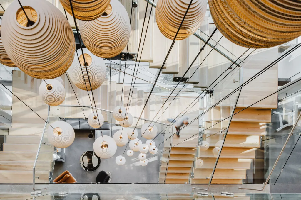 Подвесной дизайнерский светильник Bell Scraplight by Graypants D25 LSR5497