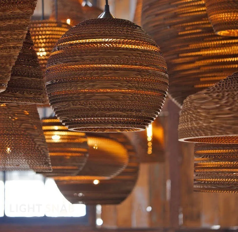 Подвесной дизайнерский светильник Bell Scraplight by Graypants D25 LSR5497