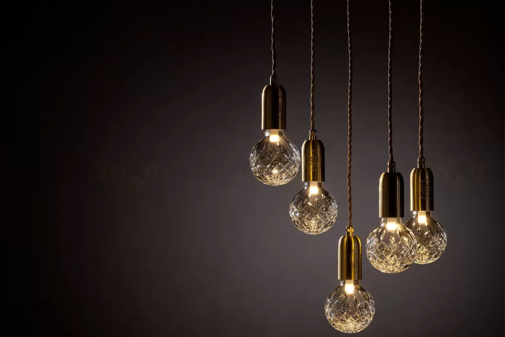 Подвесной дизайнерский светильник Crystal Bulb by Lee Broom (18 подвесов) LSR5586