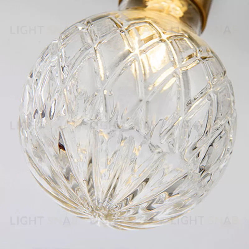 Подвесной дизайнерский светильник Crystal Bulb by Lee Broom (8 подвесов) LSR5590