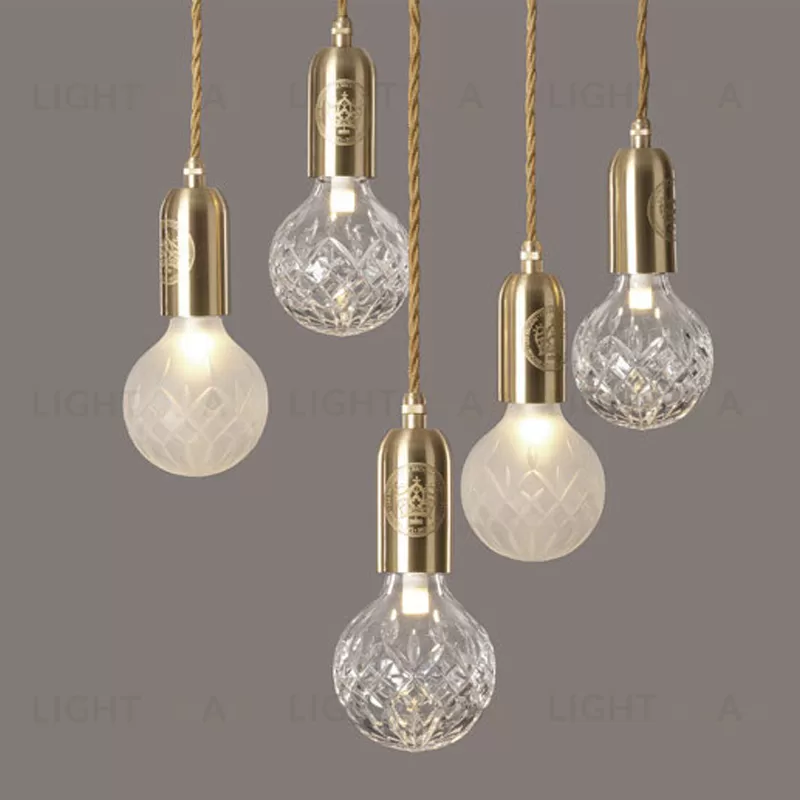 Подвесной дизайнерский светильник Crystal Bulb by Lee Broom (10 подвесов) LSR5585