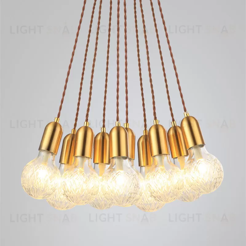 Подвесной дизайнерский светильник Crystal Bulb by Lee Broom (прозрачный) LSR5591