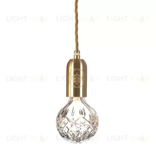 Подвесной дизайнерский светильник Crystal Bulb by Lee Broom (прозрачный) LSR5591