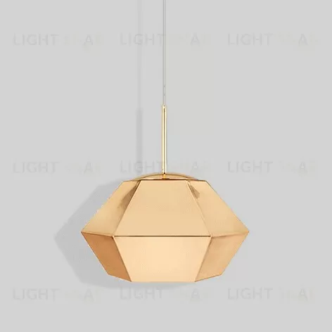 Подвесной дизайнерский светильник  Cut Short by Tom Dixon (золотой) LSR5598