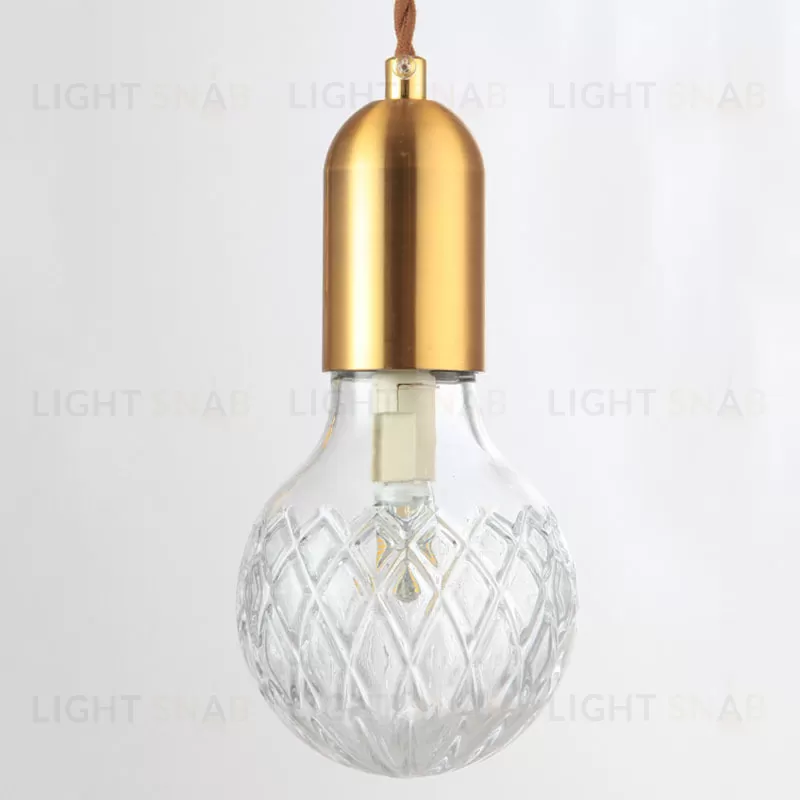 Подвесной дизайнерский светильник Crystal Bulb by Lee Broom (3 подвеса) LSR5588