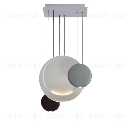 Подвесной дизайнерский светильник Cosmos Luna by Vibia (3 плафона) LSR5576