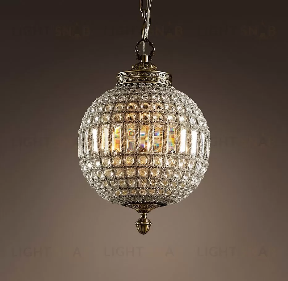 Подвесной дизайнерский светильник  19th C. Casbah Crystal Chandelier 12