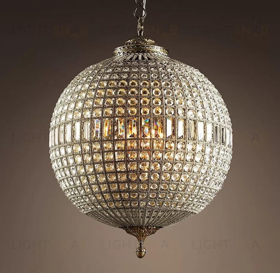 Подвесной дизайнерский светильник  19th C. Casbah Crystal Chandelier 25