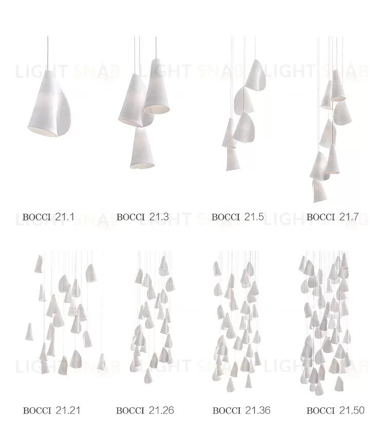 Подвесной дизайнерский светильник  21.3 by Bocci LSR5835