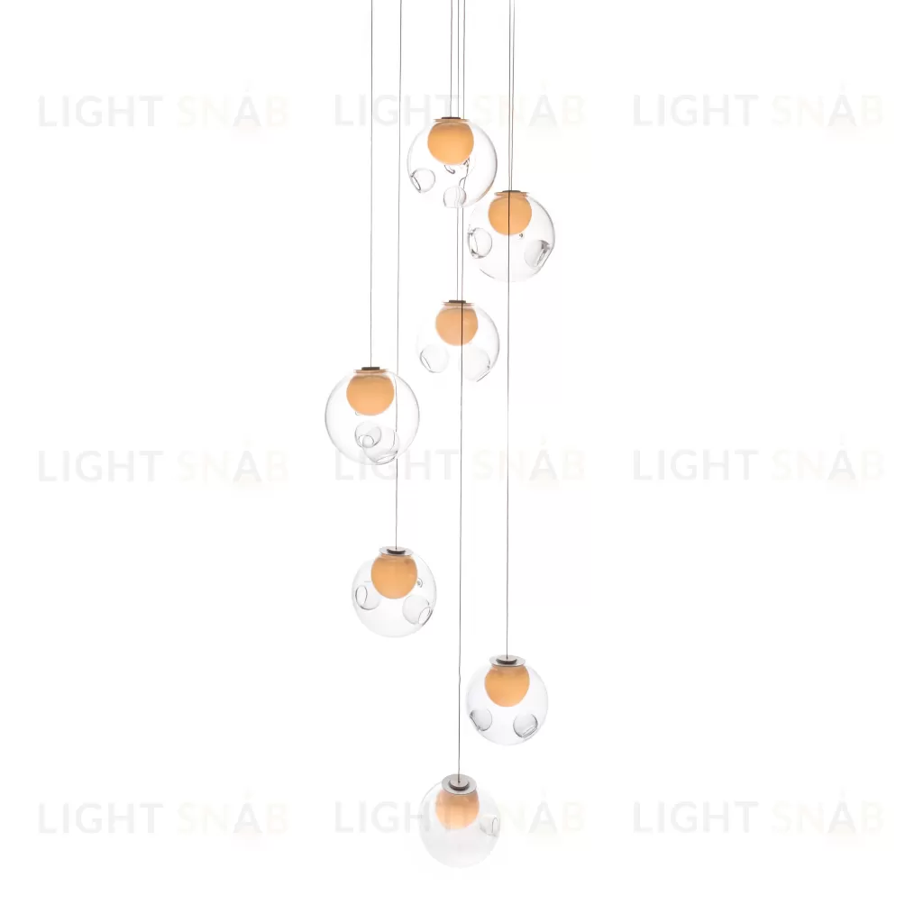 Подвесной дизайнерский светильник  28.7 by Bocci (прозрачный) LSR5846