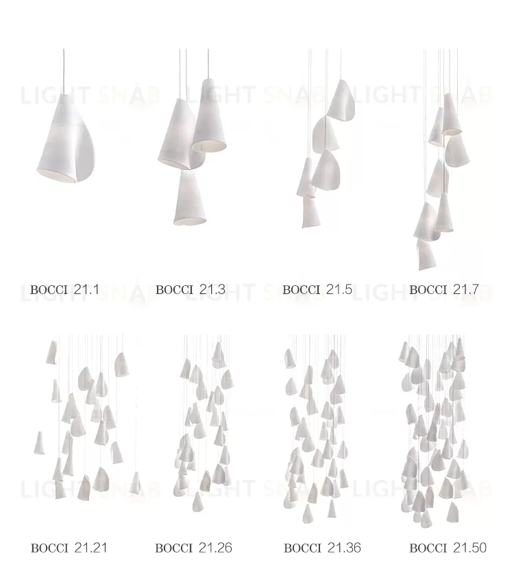 Подвесной дизайнерский светильник  21.21 by Bocci LSR5833