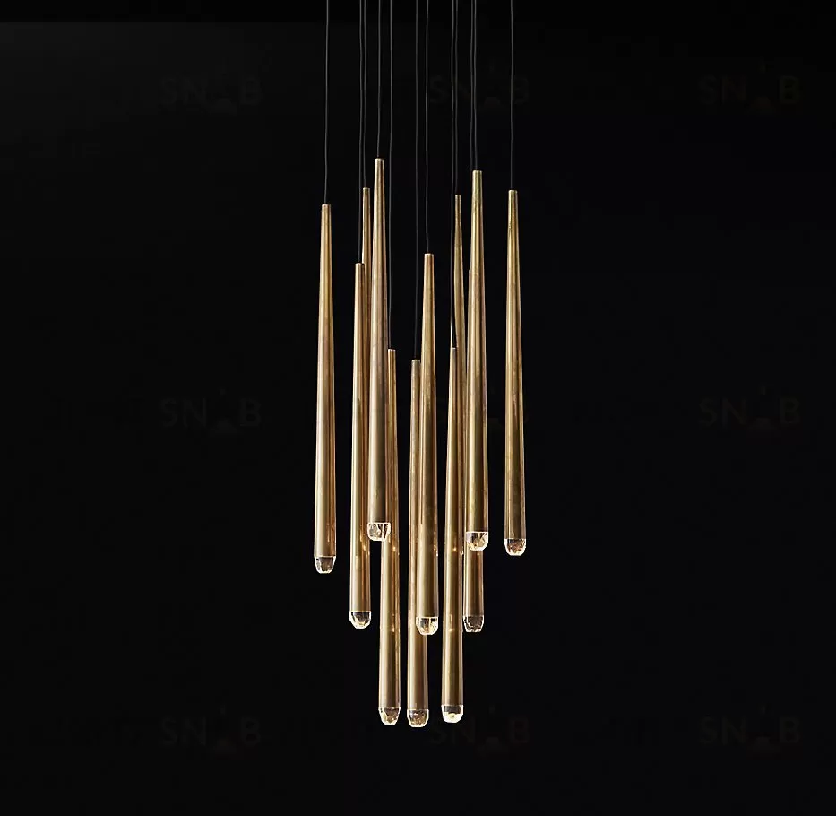 Подвесной дизайнерский светильник  Aquitaine Round Chandelier 18