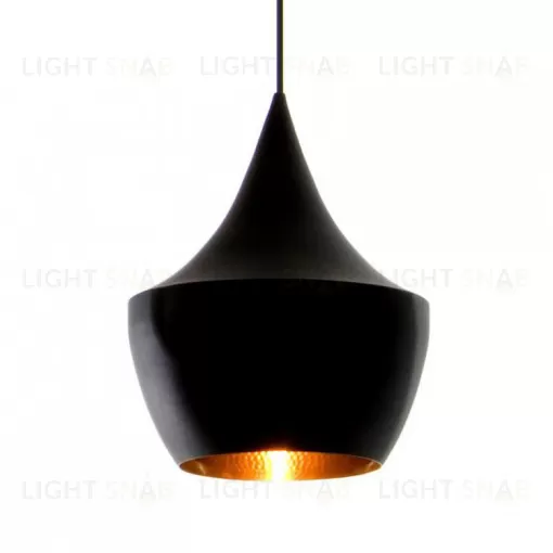 Подвесной дизайнерский светильник  Beat Light Fat by Tom Dixon (черный) LSR5970