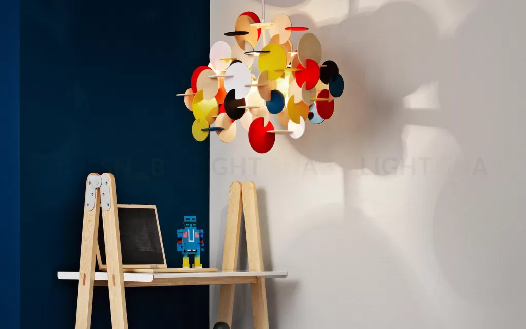 Подвесной дизайнерский светильник  Bau by Normann Copenhagen (разноцветный) LSR5964