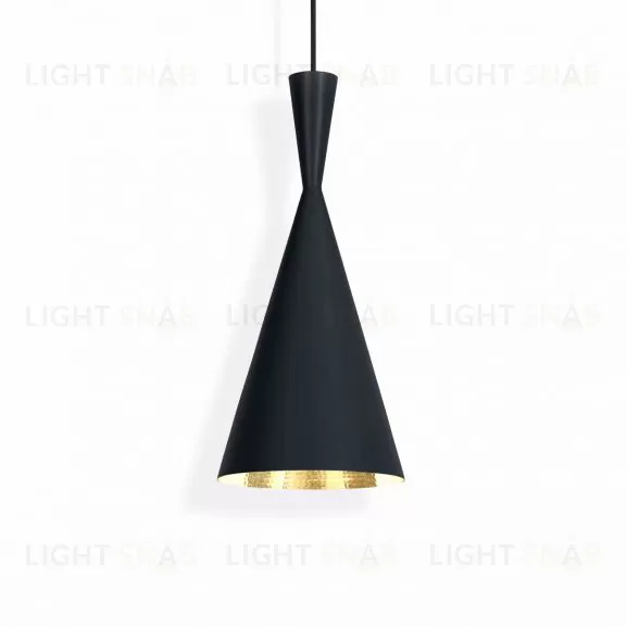 Подвесной дизайнерский светильник  Beat Light Tall by Tom Dixon (черный) LSR5978