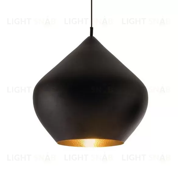 Подвесной дизайнерский светильник  Beat Light Stout by Tom Dixon D52 (черный) LSR5975