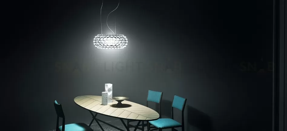 Подвесной дизайнерский светильник  CABOCHE media by Foscarini (прозрачный) LSR6062