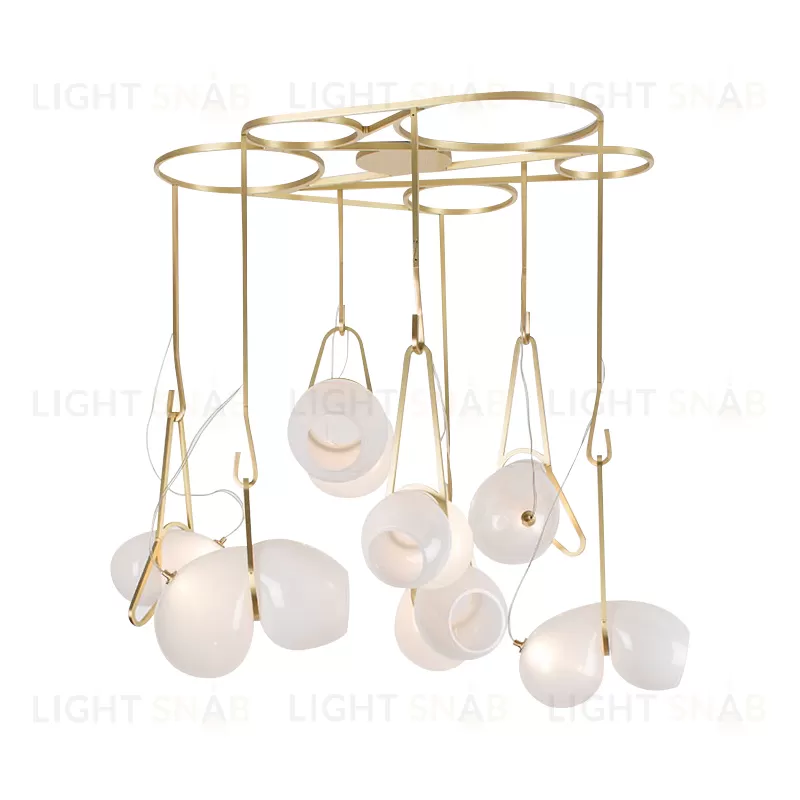 Подвесной дизайнерский светильник  CATCH CHANDELIER CS.07.02 by Lindsey Adelman LSR6092