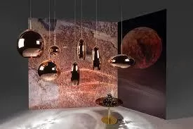 Подвесной дизайнерский светильник  Copper Shade by Tom Dixon (бронзовый) LSR6165