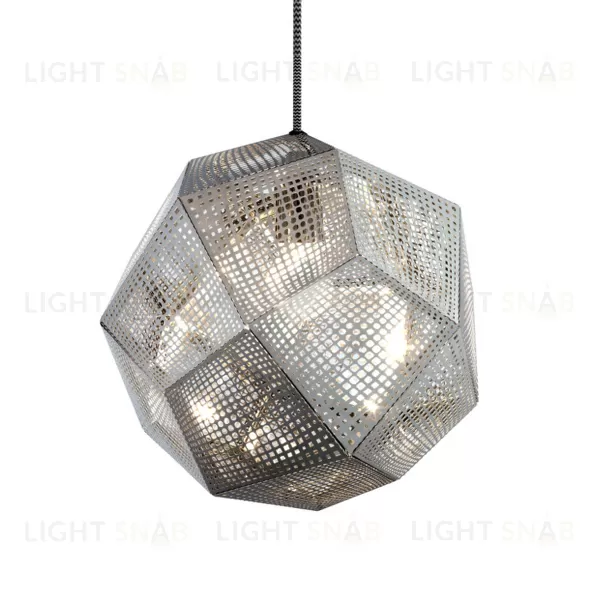 Подвесной дизайнерский светильник  Etch by Tom Dixon (серебряный) LSR6237