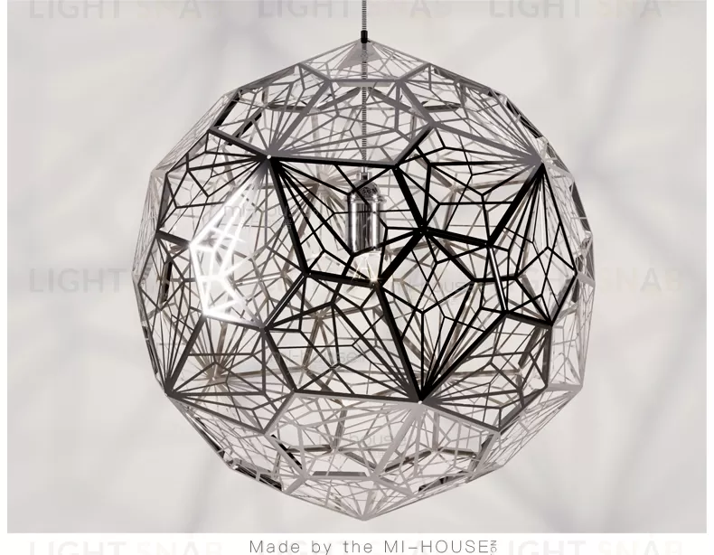 Подвесной дизайнерский светильник  Etch Web by Tom Dixon (золотой) LSR6240