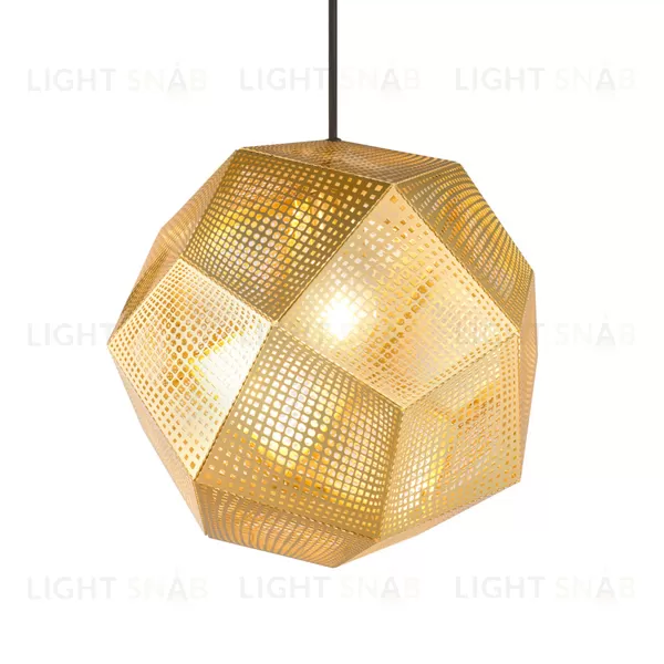 Подвесной дизайнерский светильник  Etch by Tom Dixon (золотой) LSR6235