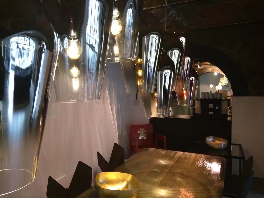 Подвесной дизайнерский светильник  FADE by Tom Dixon (серебряный) LSR6250