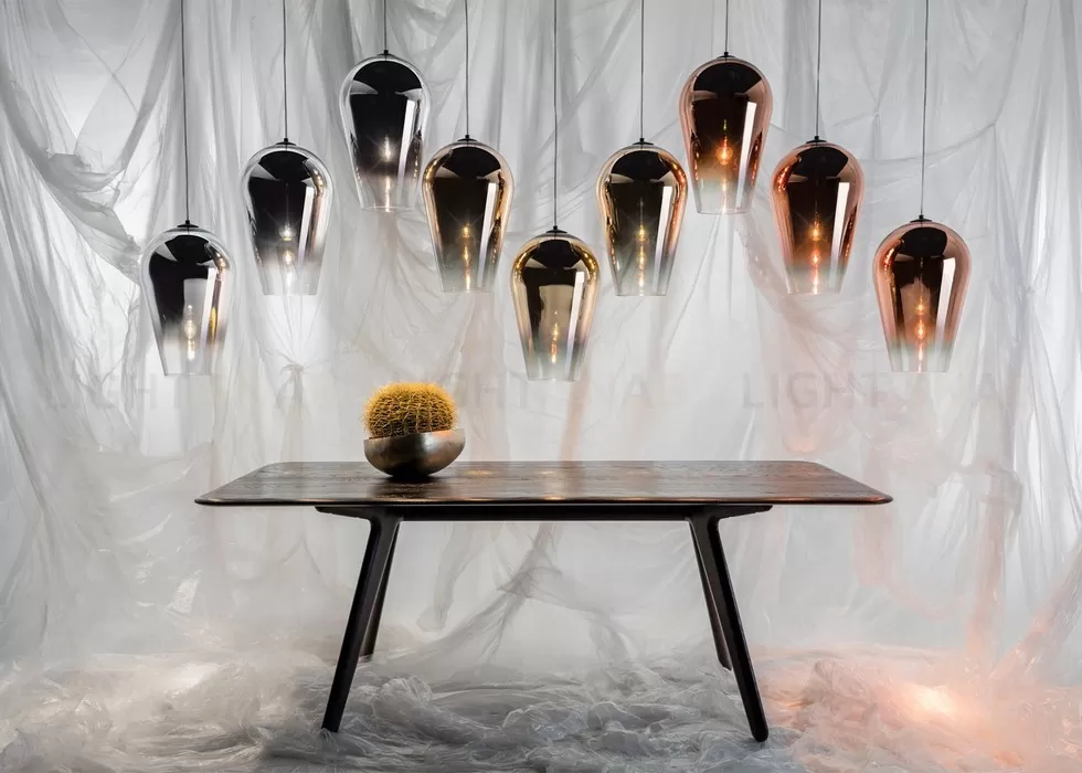 Подвесной дизайнерский светильник  FADE by Tom Dixon (серебряный) LSR6250