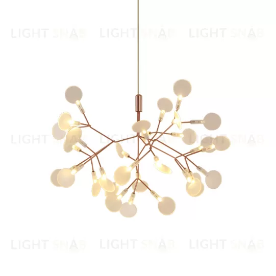 Подвесной дизайнерский светильник  Heracleum II by Moooi (медный, D50 cm) LSR6414