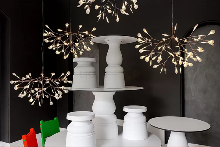 Подвесной дизайнерский светильник  Heracleum II by Moooi (медный, D50 cm) LSR6414